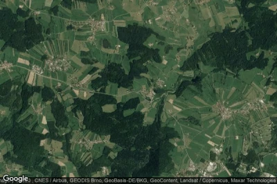 Vue aérienne de Landkreis Freyung-Grafenau