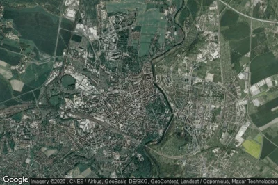 Vue aérienne de Gorlitz