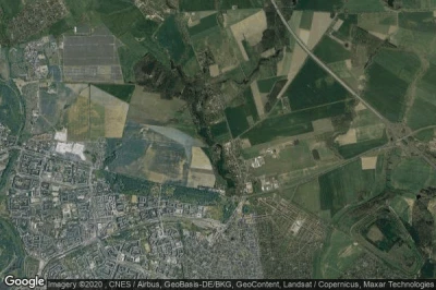 Vue aérienne de Glücksburg