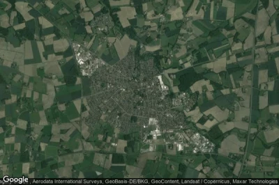 Vue aérienne de Gescher