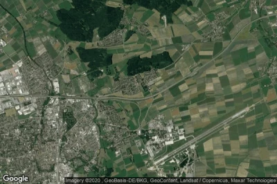 Vue aérienne de Geishof