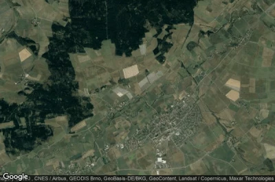 Vue aérienne de Geiselhoring