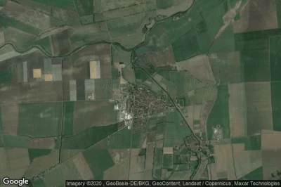 Vue aérienne de Gebesee