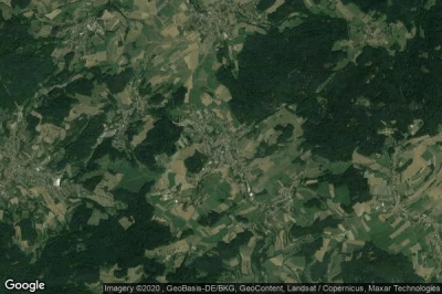 Vue aérienne de Gadernheim