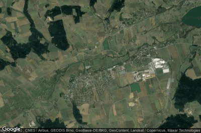 Vue aérienne de Frontenhausen
