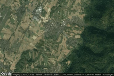 Vue aérienne de Friesenheim