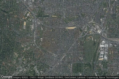Vue aérienne de Friedenau
