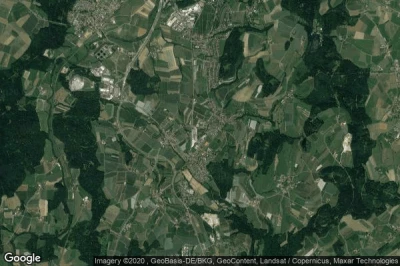 Vue aérienne de Eschach