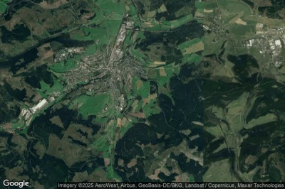 Vue aérienne de Erndtebrück