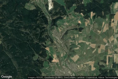 Vue aérienne de Ensdorf