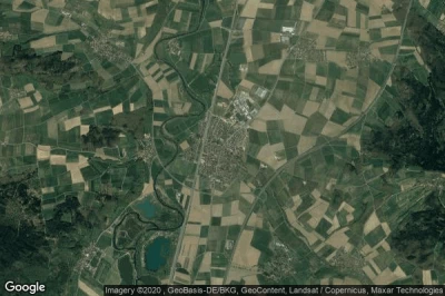 Vue aérienne de Ebensfeld