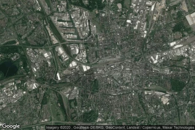 Vue aérienne de Dortmund