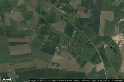 Vue aérienne de Domnitz