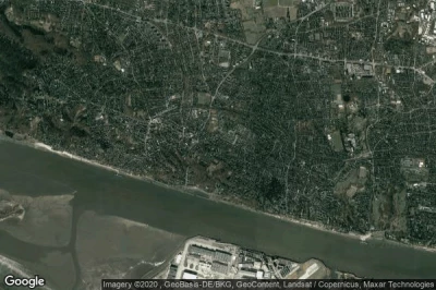 Vue aérienne de Dockenhuden