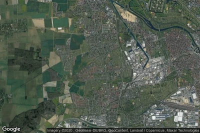 Vue aérienne de Davenstedt