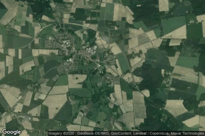Vue aérienne de Dahlenburg