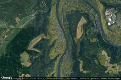 Vue aérienne de Burg