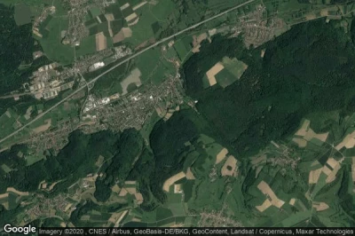 Vue aérienne de Bruchmühlbach