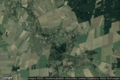 Vue aérienne de Brome