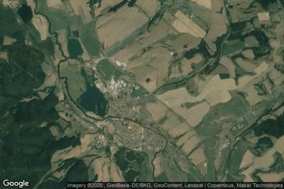 Vue aérienne de Breitungen