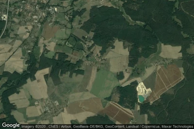 Vue aérienne de Böhla