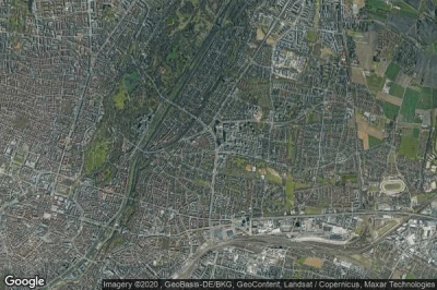 Vue aérienne de Bogenhausen