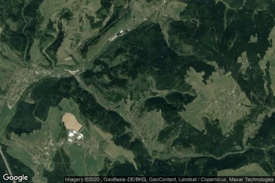 Vue aérienne de Biberau