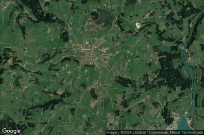 Vue aérienne de Bernbeuren