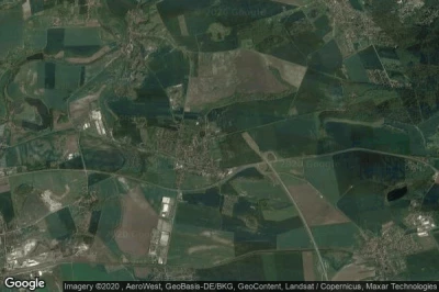 Vue aérienne de Bennstedt