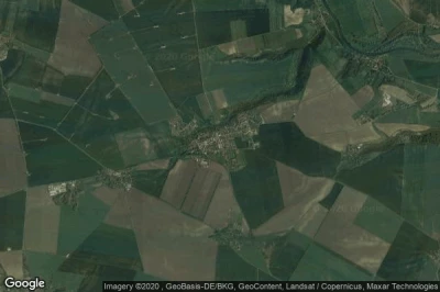 Vue aérienne de Beesenstedt