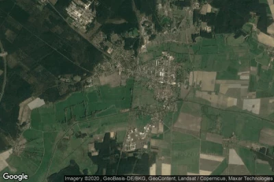 Vue aérienne de Beelitz