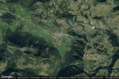 Vue aérienne de Bayrischzell