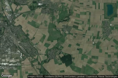 Vue aérienne de Bauernheim