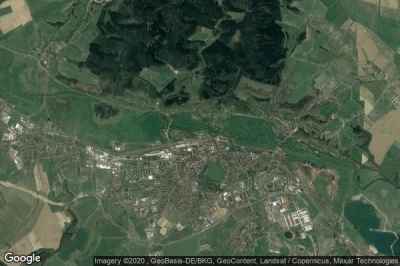 Vue aérienne de Bad Salzungen