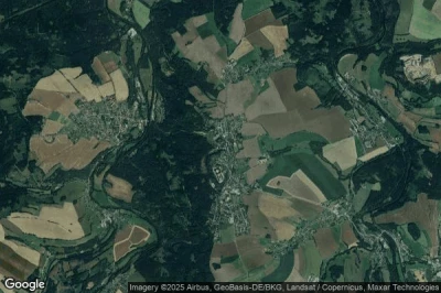 Vue aérienne de Augustusburg