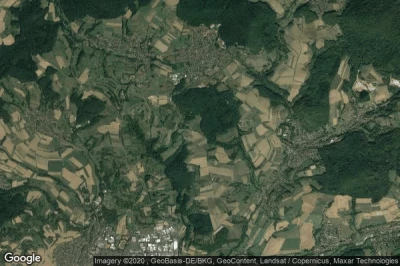 Vue aérienne de Landkreis Aschaffenburg