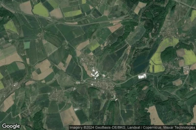 Vue aérienne de Arenshausen