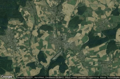 Vue aérienne de Aglasterhausen