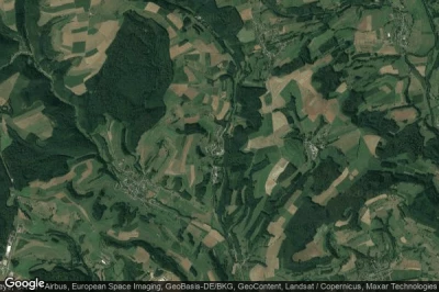 Vue aérienne de Tandel