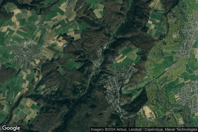 Vue aérienne de Kopstal
