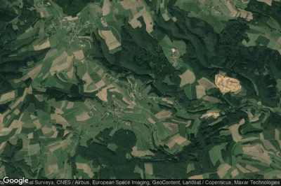 Vue aérienne de Folschette