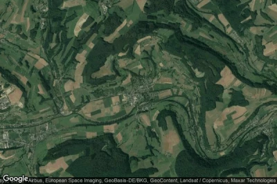 Vue aérienne de Bettendorf