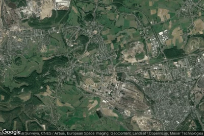 Vue aérienne de Belval