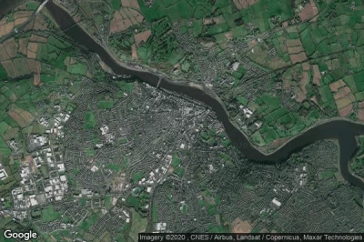 Vue aérienne de Waterford