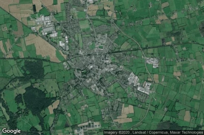 Vue aérienne de Tullamore