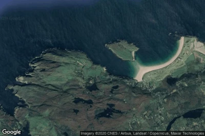 Vue aérienne de Portnoo