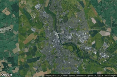 Vue aérienne de Kilkenny