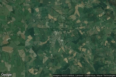 Vue aérienne de Hacketstown