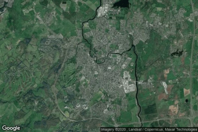 Vue aérienne de Ennis