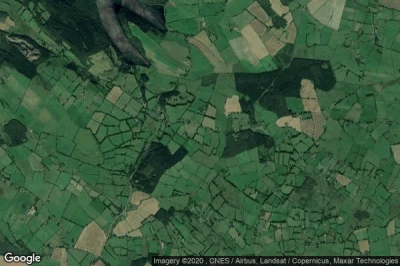 Vue aérienne de Crookedwood